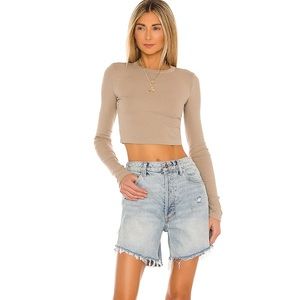 Free People Baggy Tomboy Short in Above & Beyond